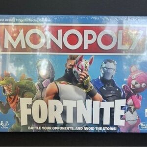 Monopoly FortNite Edition Board Game Hasbro NEW Factory Sealed. Blue box edition